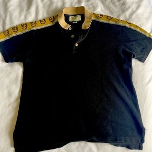 Reflective Gucci Short Sleeve Polo